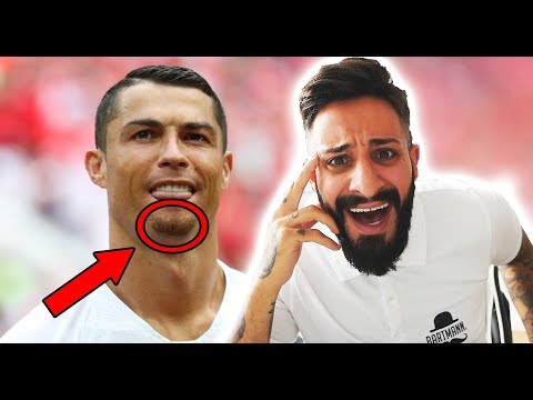 THAT'S WHY RONALDO now wears a goatee! 😂