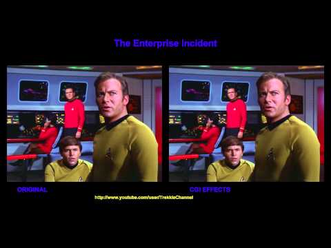 Star Trek - The Enterprise Incident - visual effects comparison