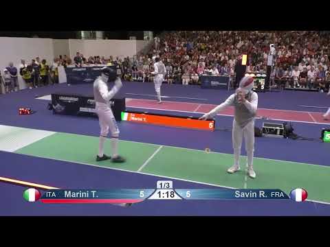 World Championships 2023 SMF - L8 - Tommaso Marini ITA v Rafael Savin FRA