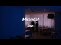 Don - Miranda! (Lyrics)