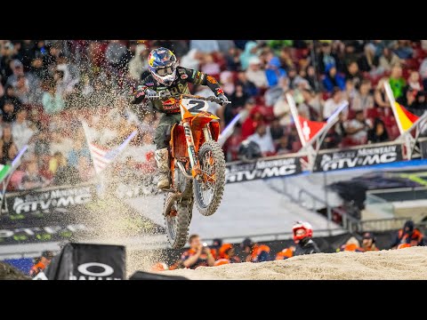 AMAスーパークロスRd6 タンパ（レイモンド・ジェームススタジアム）450クラスハイライト動画