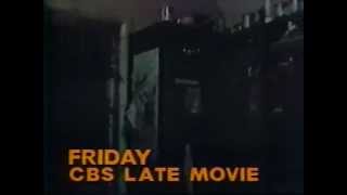 CBS Late Movie promo The Last Wave 1981