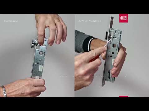 Serrure à larder - pêne dormant et cylindre - entraxe 92 mm - 780 MÉTALUX