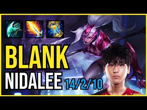 BLANK - NIDALEE vs. GRAVES Jungle | KR GRANDMASTER | PATCH 11.1 | QUADRAKILL
