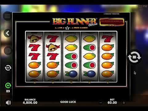 Big Runner Deluxe Jackpot Slot | Win Combo and Gameplay