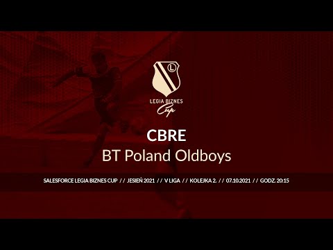 Skrót spotkania CBRE - BT Poland Oldboys ( Legia Biznes Cup Jesień 2021 )