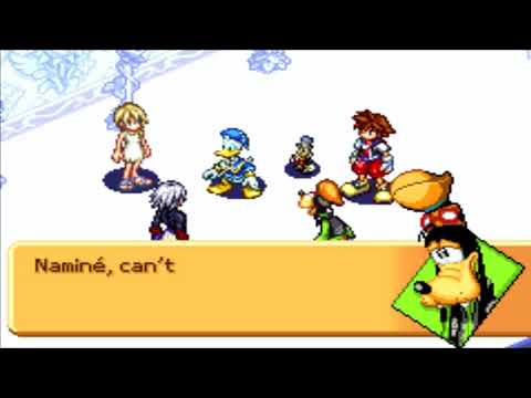 Kingdom Hearts Chain of Memories (GBA) Cutscene #115 Riku Replica bids Farewell