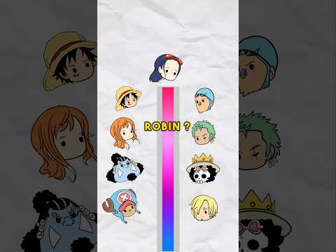 CLOSEST STRAWHAT TO ROBIN ? #anime #onepiece #luffy #nicorobin