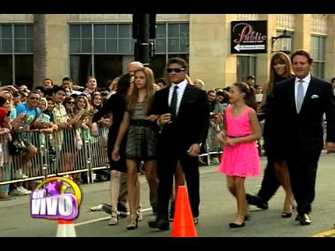 Alfombra Roja del nuevo estreno de 'Expandables 2'. Entrevista para EN VIVO