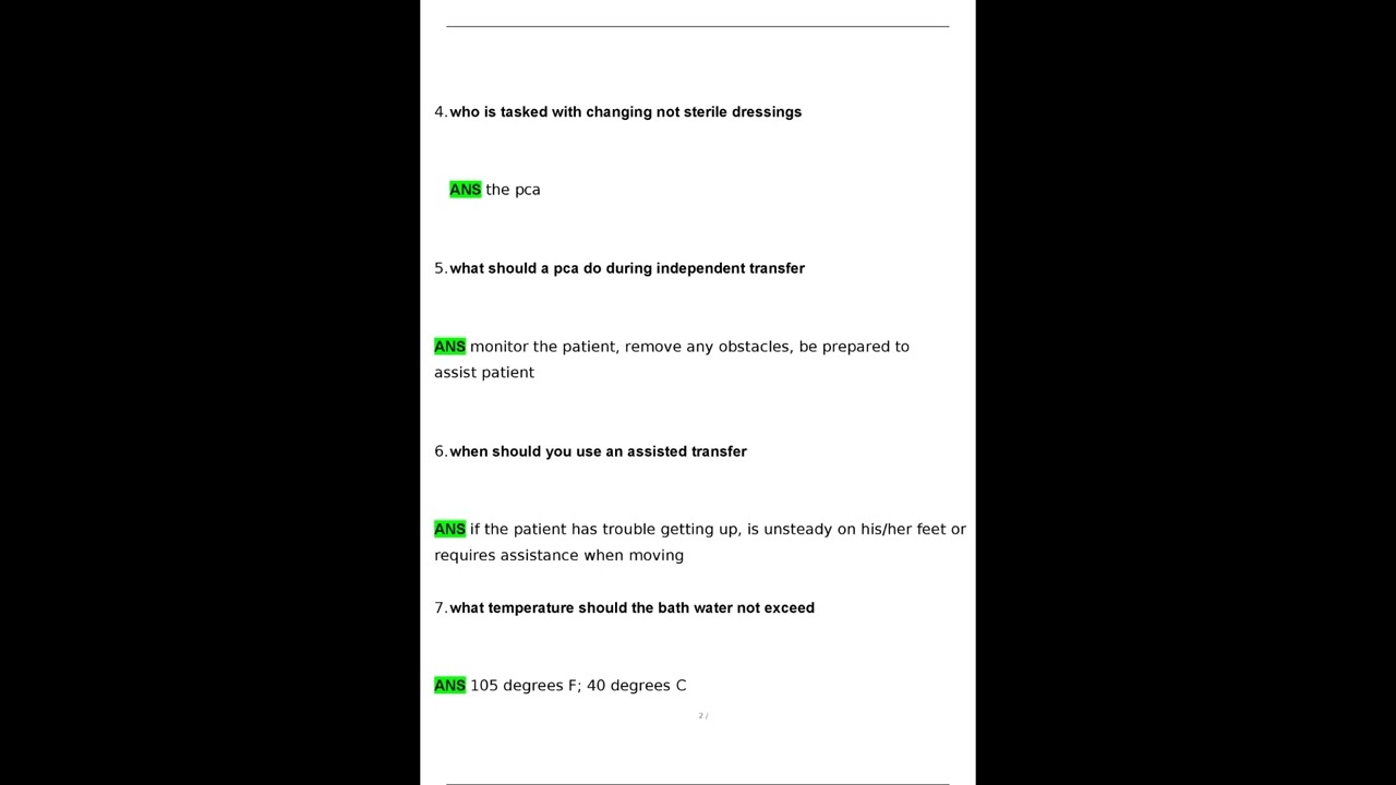 PCA Certification Exam Questions and Answers 2024/2025 Verified Answers