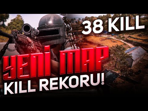 YENİ HARİTANIN KİLL REKORUNU KIRDIM! 🔥 38 KILLS! [PUBG]