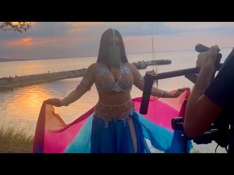 ✨ Belly dance ✨ by the beach 🏝 Egyptian dance by Belly Dancer Selina Sevil - Magdansös i Malmö
