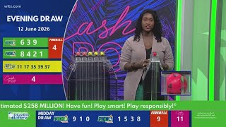 Evening SC winning lottery numbers for June 12, 2026