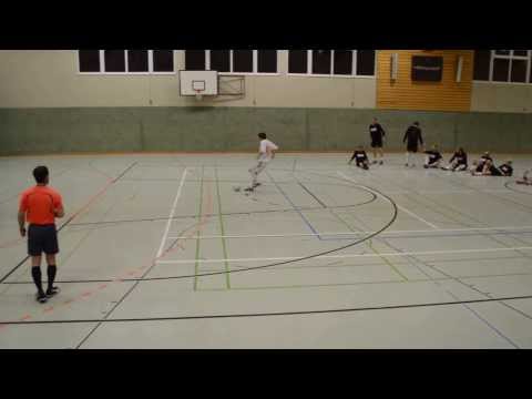 Neunmeterschießen FInale Hallenturnier SG Vöhl/Basdorf/Werbetal