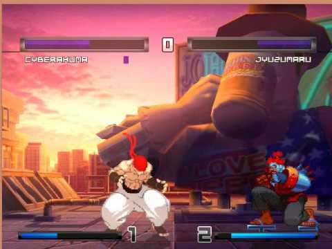 Mugen Showdown Cyber Akuma (me) vs JyuzuMaru