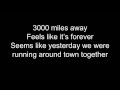 3000 Miles - Emblem3 (Lyrics)