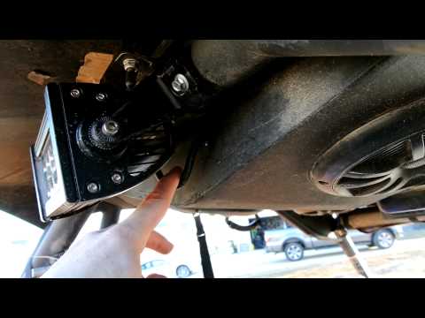 6" LED Light Bar Installed on Can Am Commander