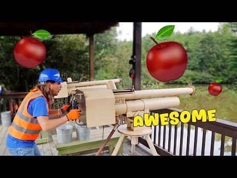 The Awesome Song | Handyman uses an Apple Cannon