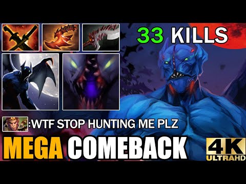 Imba Hard Carry Build Night Stalker 33 Kills Nonstop Hunting - Epic Mega Comeback 7.30 Dota 2