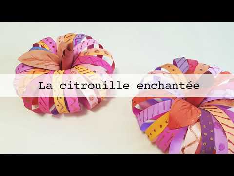 DIY | Citrouille en papier colorée Tuto Activité Créative Enfant - lilylmw x Maped