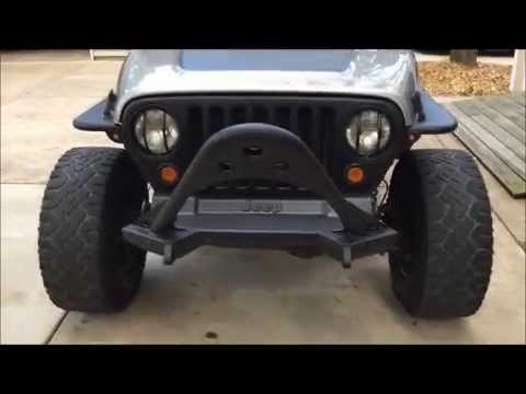 Smittybilt SRC Front Stinger Bumper Install on a TJ