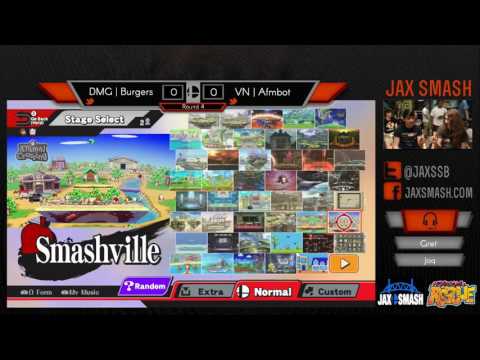 Jax Smash Weekly 5/19/16 - DMG | Burgers(Jigglypuff) Vs. Afmbot(DK) WQ