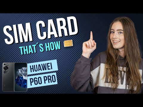 Huawei P60 Pro - How to insert a SIM card • 📲 • 📶 • ✅ • | Tutorial