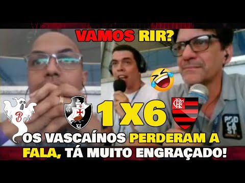 VAMOS RIR? REAÇÕES DOS CRUZMALTINOS! VASCO 1x6 FLAMENGO OS CARAS PERDERAM A FALA!