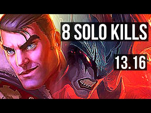 JAYCE vs AATROX (TOP) | 8 solo kills, 2.0M mastery, 1000+ games | NA Master | 13.16