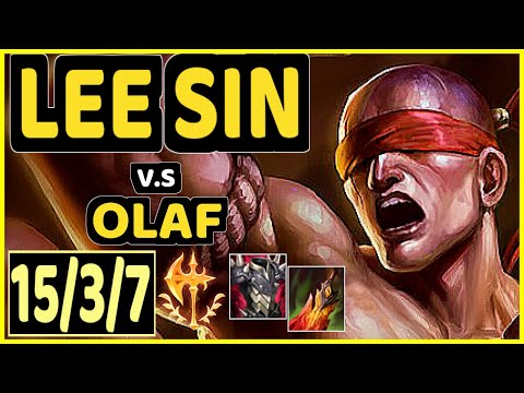 SHINI (LEE SIN) vs OLAF - 15/3/7 KDA JUNGLE CHALLENGER GAMEPLAY - BR