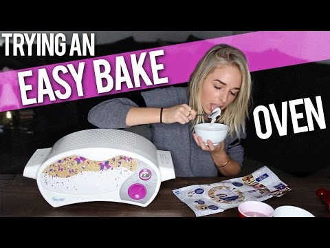 TRYING AN EASY BAKE OVEN