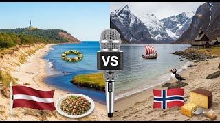 Latvia vs Norway: The Baltic vs. The Nordic Giant