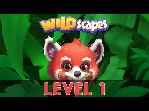 Wildscapes Level 1 - No Boosters (GAMEPLAY)