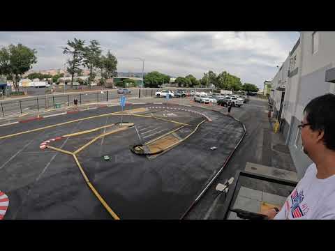 RC USGT 21.5T A-main changing roll center at Norcal Hobbies Surpass Rocket-RC motor 2023 August 20