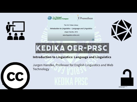 GEN102 (VLC): Language and Linguistics - Study 1 (Dr. Jurgen Handke)