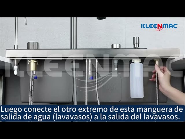 Vídeo relacionado con Garneck Estación Lavaojos Montada Grifo Acero Inoxidable Emergencia Laboratorio y Fábricas Activación Rápida con Palanca Compatible con Fregaderos Estándar