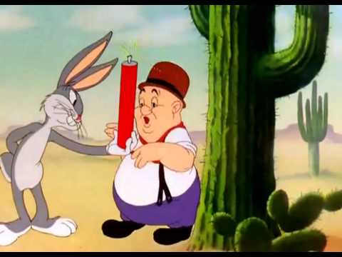 Bugs Bunny Cartoon   The Wacky Wabbit HD