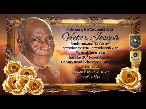 Victor "DJ Vee Jay" Joseph - The Celebration Of His  Wonderful Life.