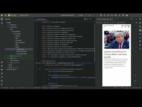 News App Android Demo | Jetpack Compose + MVVM + Clean Architecture