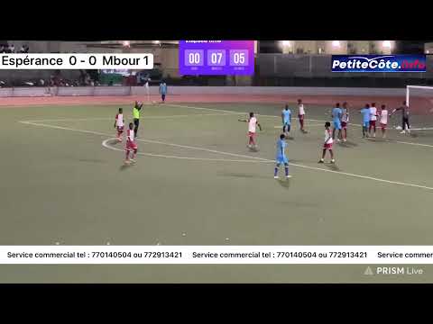 1/4 Finale Regionale Thies Esperance vs Mbour 1 2eme mi-temps
