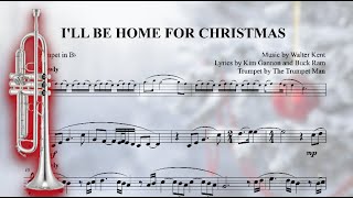 I&#39;ll Be Home For Christmas (Josh Groban) - Bb Trumpet Sheet Music