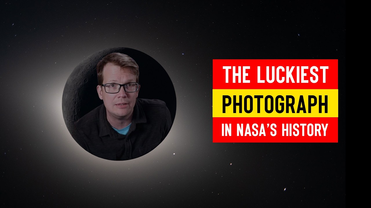 Hank Green explaining Artemis II Earth and Moon imagery