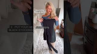 How to stay warm and stylish ✔️ #shortsvideo #ootd #fashioninspiration