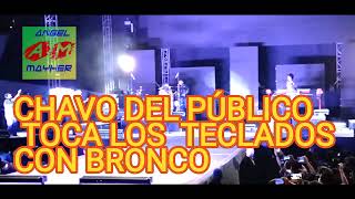 🐎BRONCO LA POTRANQUITA🐎 CHAVO DEL PÚBLICO TOCA LOS TECLADOS CON BRONCO FERIA DE PUEBLA 2022