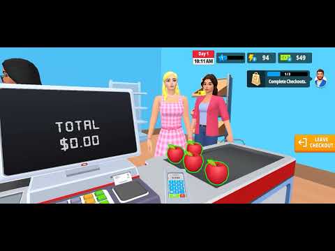 Superstore chaos begins! 🏪🔥 Stocking shelves & serving customers