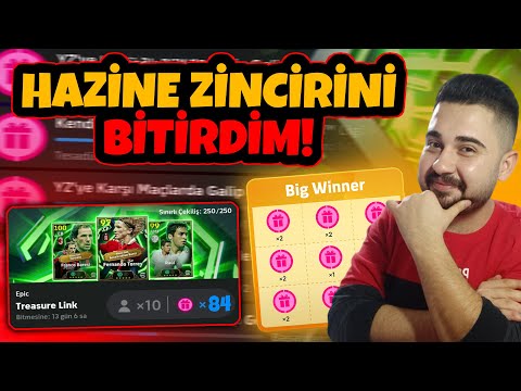 HAZİNE ZİNCİRİ BİTİRDİM! GÖREVLER NASIL YAPILIR? 🤔 85 TANE BELEŞ EPİK TOPU AÇTIK! 🎁 eFootball Mobile