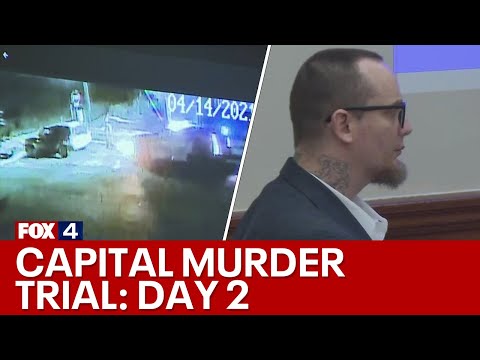 Surveillance video of Burleson police officer's shooting played in court