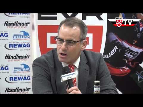 EVR TV Pressekonferenz EV Regensburg - Blue Devils Weiden