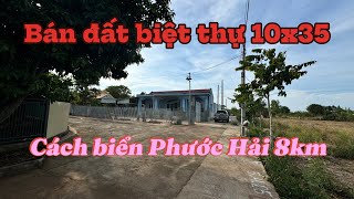 BÁN ĐẤT BIỆT THỰ CÁCH BIỂN 15PHUT THỊ TRẤN DD BRVT
