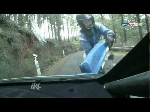 IRC Rally Islas Canarias 2012 - Crash
